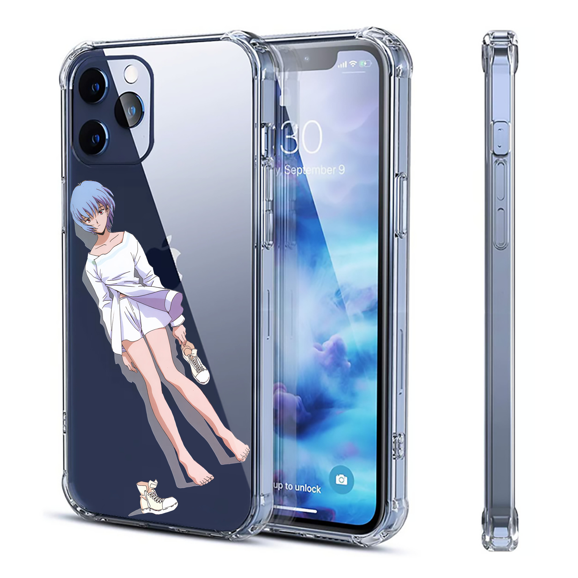 （画像用） EVA 新世紀エヴァンゲリオン 【iPhone 12シリーズ対応】透明スマホケース（クリアソフトケース）